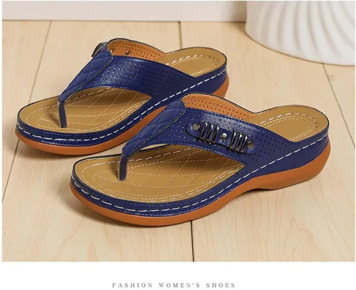 Vista 5 de Sandalias elegantes de verano con punta abierta para mujer, con hebilla al tobillo, con clip, para playa, viajes, caminar