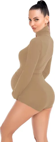 Vista 2 de Camisa de maternidad para sesión de fotos, mujeres embarazadas, manga larga, top básico, bodycon, fotografía