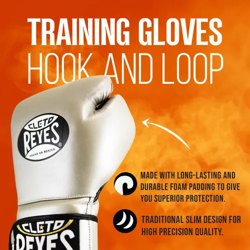 Vista 3 de CLETO REYES Guantes de boxeo de entrenamiento, 12oz, con cierre de gancho