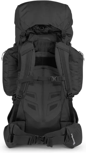 Vista 2 de Kelty Coyote - Mochila de 60 a 105 litros, para hombre y mujer (actualización 2020) - Mochila de senderismo, mochilero, mochila de viaje, Negro