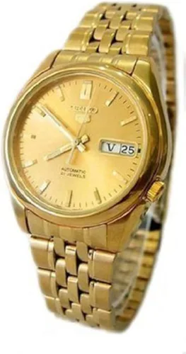 Vista 21 de Seiko 5 Reloj de acero inoxidable para hombre CHAMPAGNE EN ORO - SNXL72