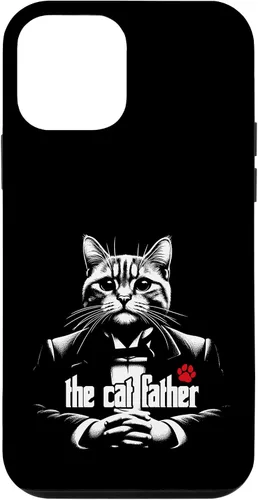 Vista 16 de The Catfather Fathersday Funny Gifts Best Birthday Cat Dad Case for iPhone 16