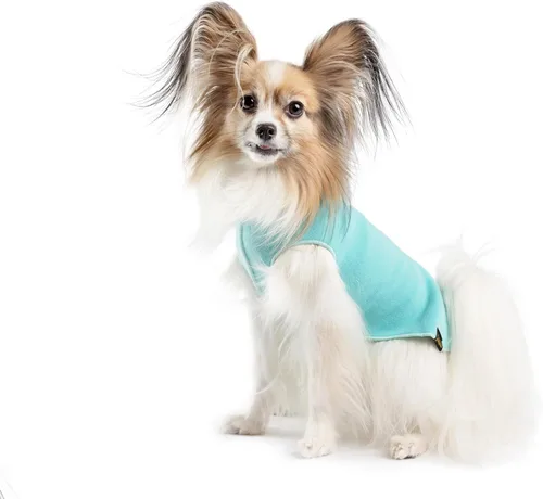 Vista 18 de Abrigo elástico de lana para perro, ropa suave y cálida para perro, suéter elástico para mascotas, lavable en lavadora, ecológico, para todo el año