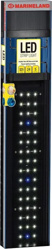 Vista 6 de Marineland Tira de luz LED de bajo consumo, patas de montaje ajustables, 18 pulgadas
