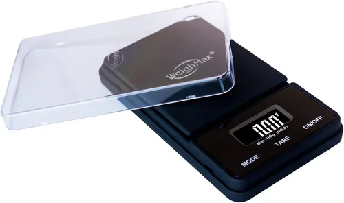 Vista 4 de Weighmax Dream Series - Báscula digital de bolsillo, 100 x 0.00 oz, color negro