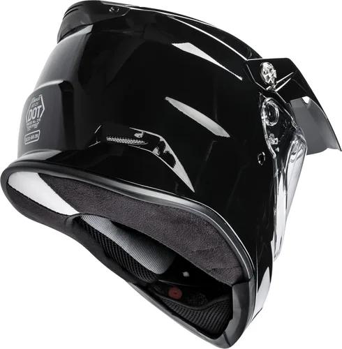 Vista 5 de Casco de aventura Gmax AT-21 Negro