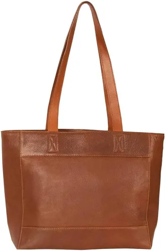 Vista 3 de STS Ranchwear Bolso de mano de cuero genuino occidental Kai Collection con dos correas de hombro, talla única, Western - Bolso de mano de piel