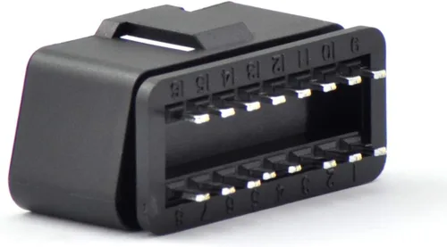 Vista 9 de 16 Pin OBD 2 OBDII Conector macho OBD2 16 pin Adaptador J1962 Conector OBDII Plug con tornillos Conector de cable de diagnóstico del coche