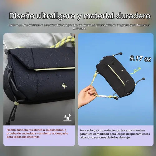 Vista 4 de PGYTECH OneGo Pocket Sling for DJI Osmo Pocket 3 4/Xtra Muse/Luna Ultra Verde lima