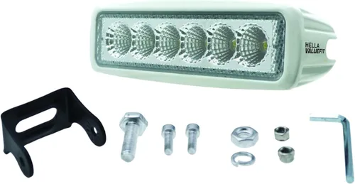 Vista 3 de HELLA 357203051 ValueFit Mini barra de luz blanca (haz de inundación de 6 LEDs)