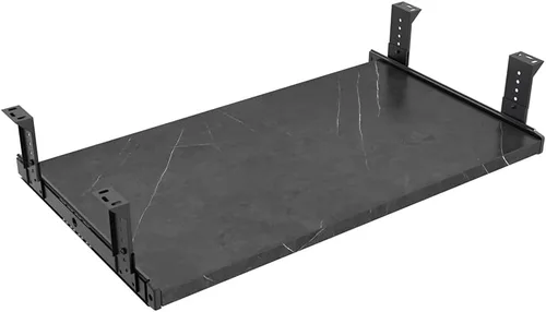 Vista 26 de FRMSAET Accesorios para Muebles Productos de Oficina Conjuntos de Hardware 20/24/30 pulgadas Bandeja para Teclado Soporte de Madera para Debajo