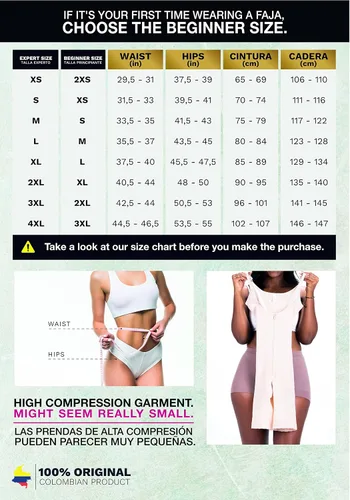 Vista 3 de BLING SHAPERS 938 Fajas Colombianas Postoperatorias BBL - Fajas moldeadoras de media pierna para mujer