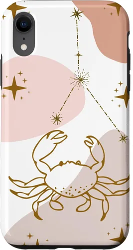 Vista 25 de Cancer Celestial Zodiac Sign Constellation Pastel Aesthetic Case for iPhone 17