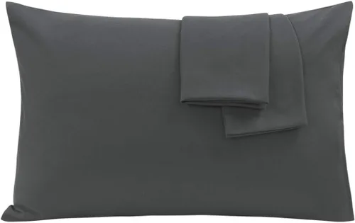 Vista 19 de PiccoCasa Paquete de 2 fundas de almohada de microfibra cepillada de lujo de 1800 hilos, fundas de almohada suaves para almohada estándar