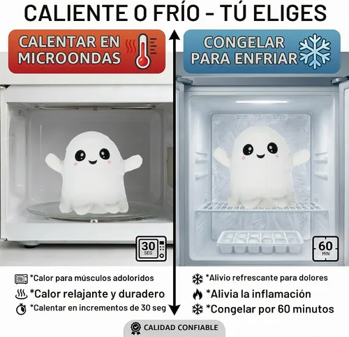 Vista 6 de 1i4 Group Warm Pals - Fantasma que brilla en la oscuridad, felpa pesada