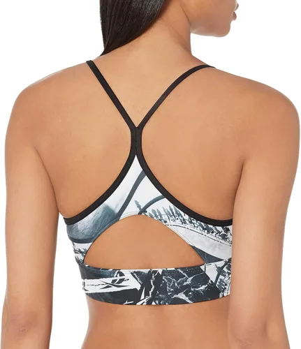 Vista 2 de Reebok Sujetador deportivo gráfico Essentials para mujer, bajo impacto