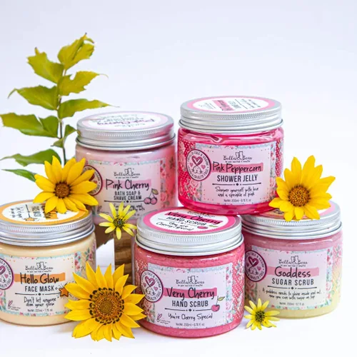Vista 5 de Bella & Bear Hello Glow Mascarilla facial para refinar e iluminar, vegano, 6.7 onzas