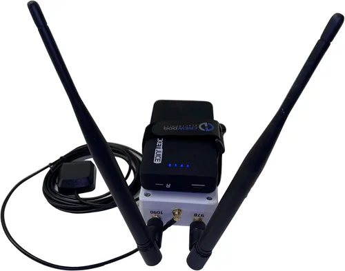 Vista 3 de Receptor Stratux ADS-B de doble banda para la aviación: Meteorología y Tráfico - GPS WAAS externo, AHRS, paquete de batería, montaje de succión