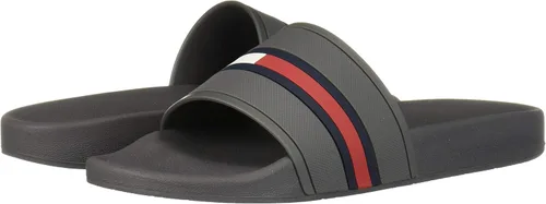 Vista 7 de Tommy Hilfiger Sandalias Ennis Slide para hombre, Rojo