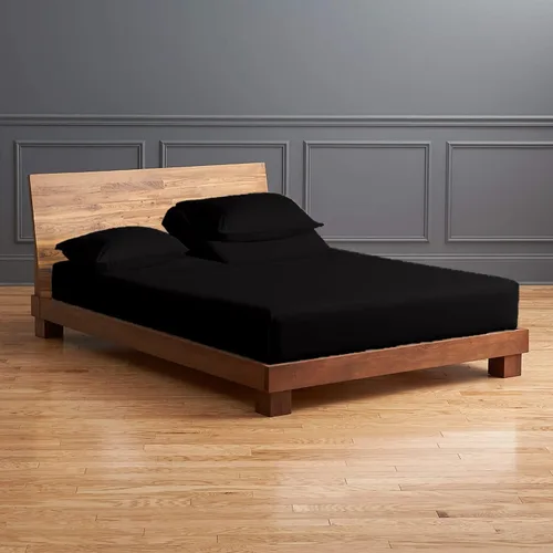 Vista 3 de Juego de sábanas Queen de 800 hilos, parte superior flexible para cama ajustable, juego de sábanas de 4 piezas, 100% algodón egipcio, bolsillo