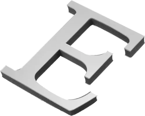 Vista 9 de PATIKIL Adhesivos de pared de acrílico 3D con letras S autoadhesivas para decoración del hogar, letrero artístico, para bricolaje, decoración