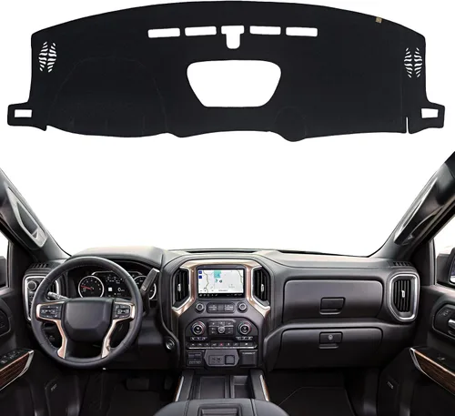 Vista 33 de Cubierta de tablero Tapete de salpicadero Compatible con Chevy Cruze 2015-2011 (para transmisión en la izquierda), Alfombra de salpicadero de coche