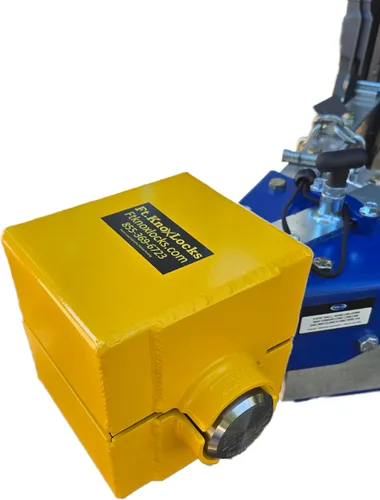 Vista 7 de Ft. Knox Locks Bloqueo de enganche articulado compatible con el enganche MORryde (con bloqueo de disco de aluminio Abloy Sentry)