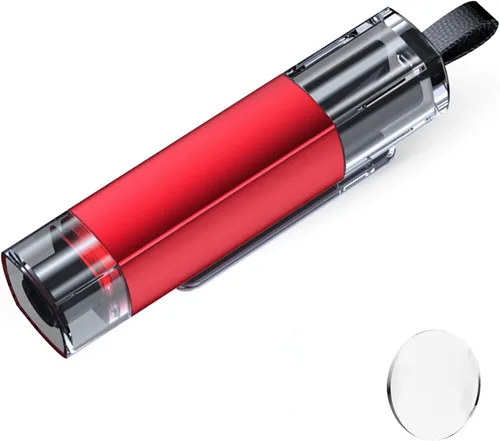 Vista 14 de MOTORBUDDY Rompedor de Ventanas Cortador de Cinturón de Seguridad, Herramienta Rompedor de Ventanas de Coche, Rompedor de Vidrio de Emergencia y Rojo