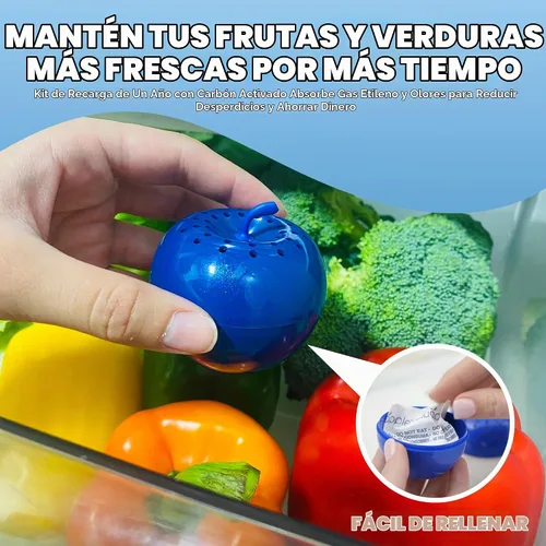 Vista 6 de Kit de reposisión para Bluapple, con carbón activado, 1 año de reposición, Blanco, azul