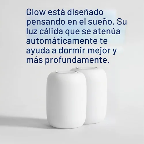 Vista 2 de Casper Sleep Glow Light, paquete doble, blanco