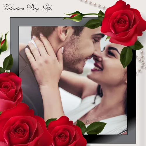 Vista 4 de Collares con inicial de corazón de rosa, regalos para mujeres, adolescentes y niñas, collar con dije de letra de corazón de amor de rosa, joyería