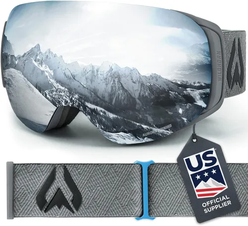 Vista 11 de Wildhorn Roca - Gafas de esquí para hombres y mujeres con protección antiempañamiento/arañazos 100% UV - Lente magnética - Gafas de nieve