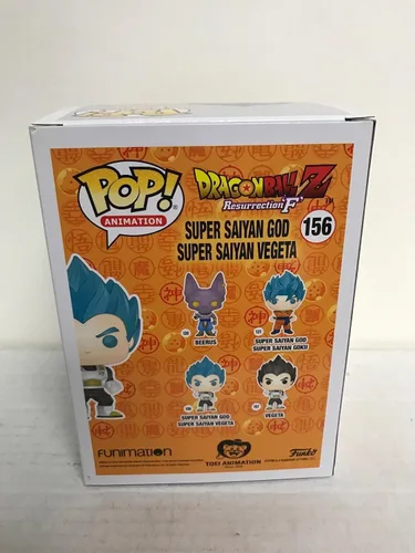 Vista 2 de Exclusivo Súper Saiyan Dios Vegeta de Funko POP Gamestop.