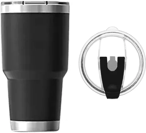 Vista 3 de Paquete de 3 tapas para vasos de 20 onzas, a prueba de derrames, resistente a salpicaduras, con pajilla, para estilo antiguo, tazas de 20 onzas