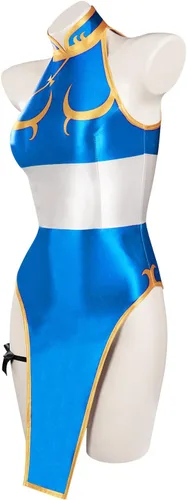 Vista 5 de Traje de baño de cosplay para mujer, bikini de anime, traje de baño sexy de una pieza