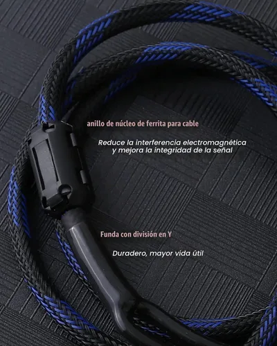 Vista 5 de Audiophile - Cable de audio HiFi OFC de 0.138 in macho a 2 RCA macho, cable de audio para conectar un teléfono inteligente, tableta o reproductor