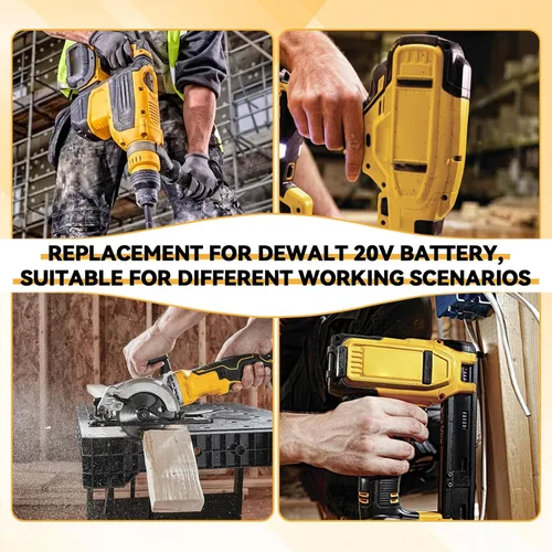 Vista 7 de DCB200 - Batería de repuesto de 8.0Ah para Dewalt 20V compatible con herramientas eléctricas inalámbricas Dewalt DCB200 DCB201 DCB203 DCB206 DCB207