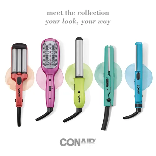 Vista 8 de Conair Mini cepillo súper suavizante; perfecto para peinar sobre la marcha