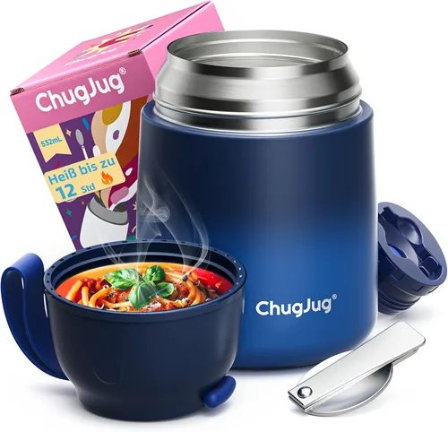 Vista 21 de Termo de sopa de 15 onzas para comida caliente para niños, tarro de comida aislado con cuchara, recipiente térmico para almuerzo, boca ancha vacío