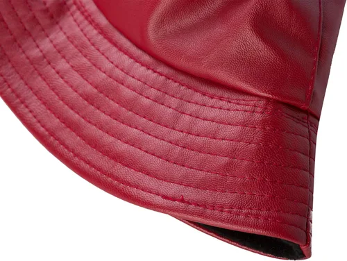 Vista 5 de ZLYC Sombrero unisex de moda para pescadores de piel sintética impermeable