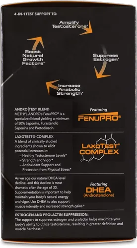 Vista 7 de PMD Sports Methyl Andro con DHEA - Potenciador de testosterona para hombres y mujeres - Apoya el crecimiento muscular y la fuerza para levantamiento