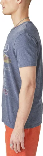 Vista 2 de Lucky Brand Camiseta gráfica de bandera ACDC para hombre