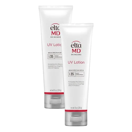 Vista 5 de EltaMD Loción UV Protector solar corporal, SPF 30+ Protector solar, loción corporal con SPF Hecho con óxido de zinc y ácido hialurónico