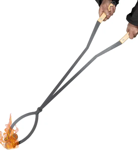 Vista 9 de Juego de pinzas para chimenea y póker (pinzas para chimenea y póquer)