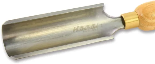 Vista 4 de HTT-109, acero de alta velocidad, 2" husillo desbaste Gouge para torneado de madera