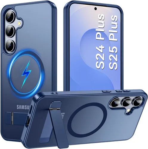 Vista 9 de Funda OWKEY Samsung Galaxy A13 5G, Funda Magnética para Teléfono con Soporte y Protector de Pantalla, Funda Protectora Antihuellas y a Prueba de A13