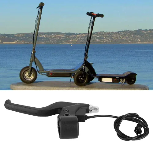 Vista 4 de Tbest Palanca de freno de bicicleta eléctrica, palanca de freno scooter E325S, freno de palanca de freno Razor mx350, palanca de freno lateral
