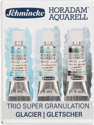Vista 14 de Schmincke - HORADAM® AQUARELL, surtido completo de 40 medios recipientes de acuarelas de granulación súper fuerte, 74 440 097, caja de metal