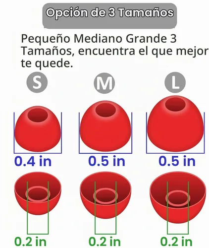 Vista 3 de 12 pares de almohadillas compatibles con auriculares intraurales Skullcandy, accesorios de silicona flexible de repuesto compatibles con Skullcandy