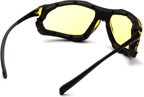 Vista 4 de Pyramex Proximity Safety Glasses Eye Protection, Amber H2X Anti-Fog
